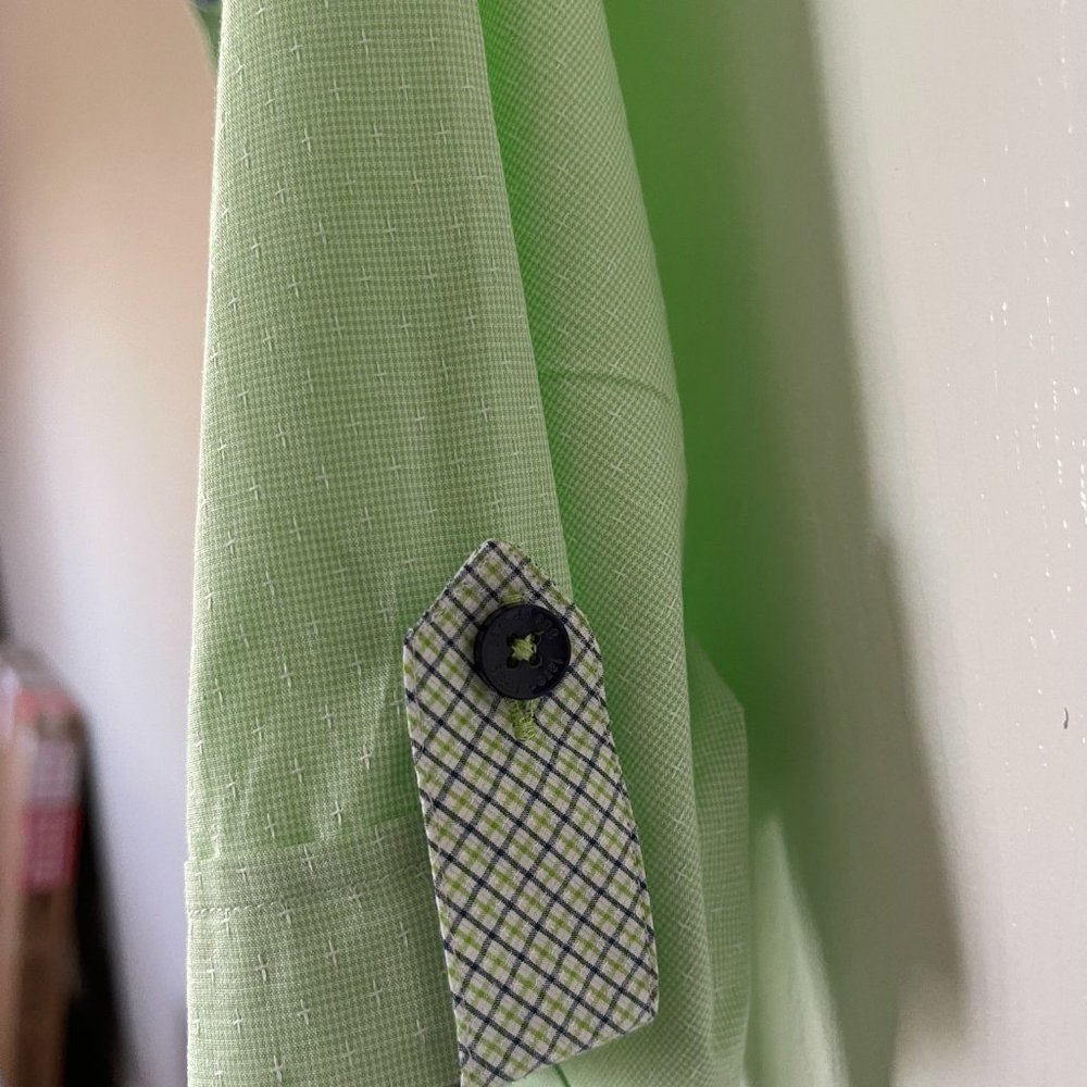 Jared Lang Xl Short Sleeve Button Down With Contr… - image 4